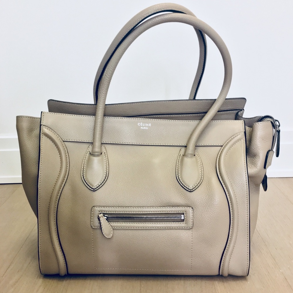 Celine Shoulder Luggage Tote
